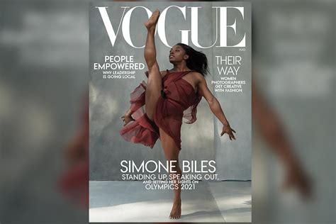 Simone Biles Vogue Photoshoot - SIMONE BILES in Vogue Magazine, August ...