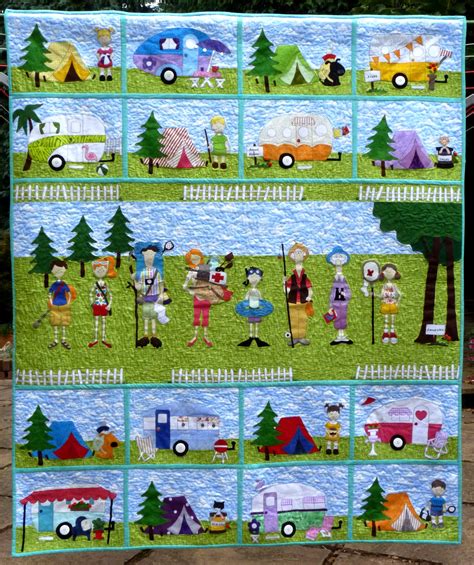 Amy Bradley Designs Campers Pattern | Camping quilt, Camper quilt, Quilts