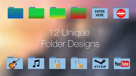 12 Unique Folder Design by IconMaster90 on DeviantArt