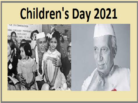 Children’s Day 2021–Birth Anniversary of Pt. Jawaharlal Nehru