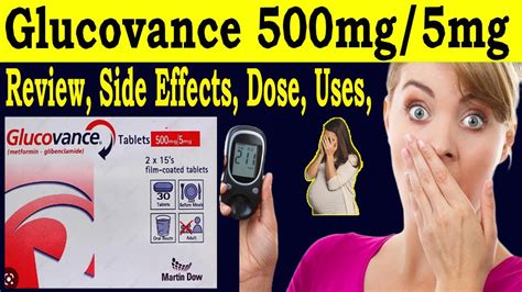 Glucovance 500mg/5mg Review - metformin 500mg and glibenclamide 5 mg tablets - Uses, Side ...