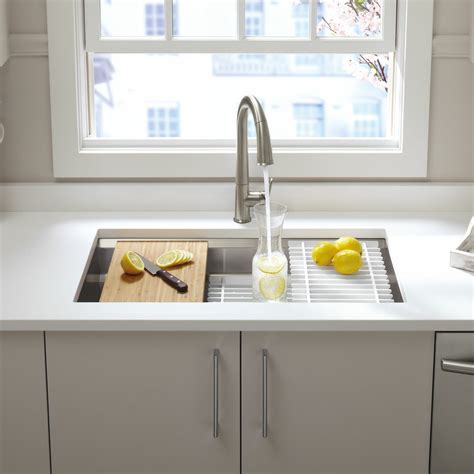 Kohler Prolific 33" x 17-3/4" x 11" Undermount Single Bowl Kitchen Sink ...