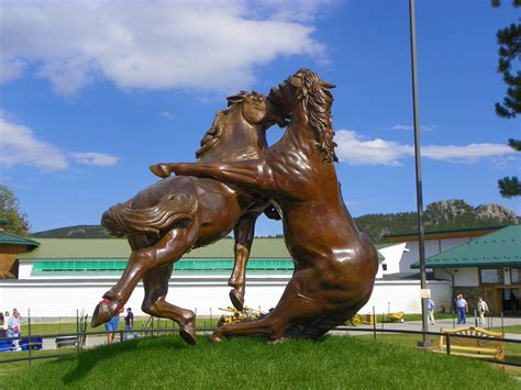 Fighting Stallions Sculpture | Crazy Horse Memorial Museum, … | Flickr