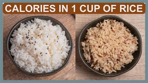 What is the number of Calories in 1 Cup of RICE? - YouTube