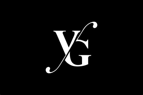 VG Monogram Logo Design By Vectorseller | TheHungryJPEG.com