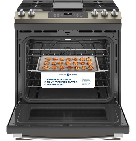 GE - JGS760EPES - GE® 30" Slide-In Front-Control Convection Gas Range with No Preheat Air Fry ...