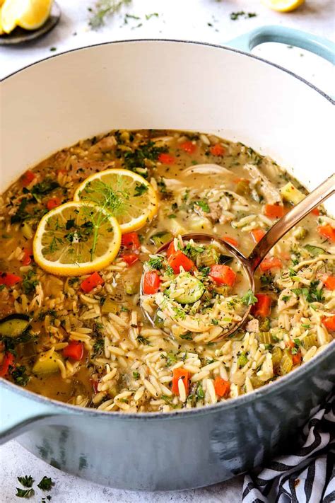 Lemon Chicken Orzo Soup (How to Freeze, + Crockpot Version)