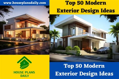 modern home exterior designs - House Plan and Designs |PDF Books