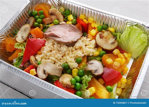 Healthy Food in Boxes, Diet Concept. Stock Image - Image of delivery ...