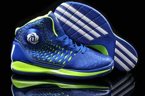 Derrick Rose 2013 AdiZero Rose 3.5 Spider Man Game Royal Blue lime Green for sale | D rose shoes ...