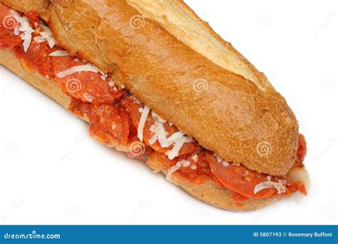 Pepperoni Sandwich Stock Photos - Image: 5807193