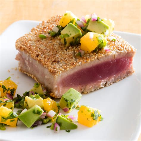 pan seared yellowfin tuna recipes