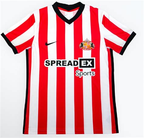 New SAFC Strip 22-23 | Nike Sunderland Home Kit with Spreadex as shirt ...