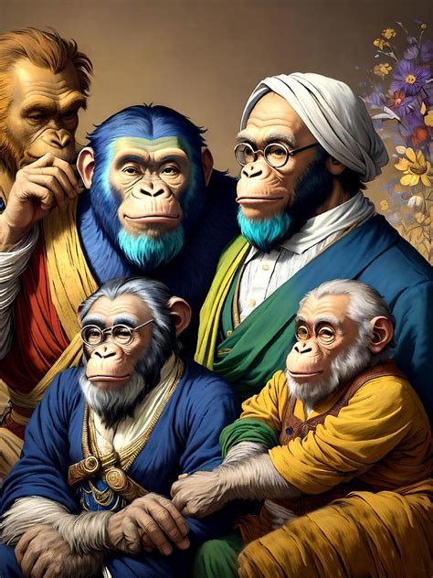 The Ape Community Digital Art by Bliss Of Art - Fine Art America