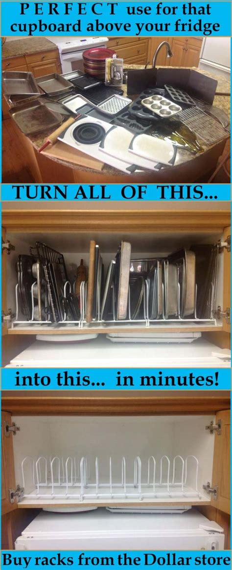 15 Easy and Clever Hacks to Organize Kitchen Cabinets - Amazing DIY ...