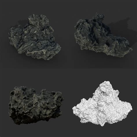 Character Sketch, Game Character Design, Ambient Occlusion, Lava Rock, Game Assets, Low Poly ...