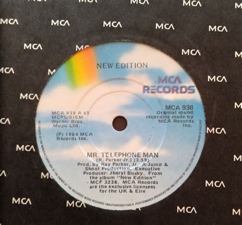 New Edition – Mr. Telephone Man (1984, Company Sleeve, Vinyl) - Discogs