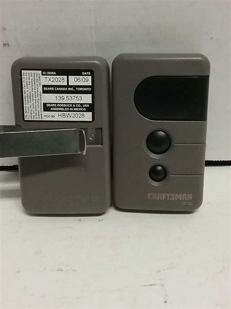 Craftsman 3 button Garage Door & gate remote opener 139.53753 | eBay