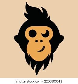 Monkey Vector Logo Design Cute Monkey Stock Vector (Royalty Free ...