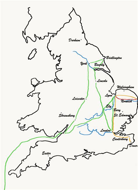 Mapping Margery Kempe | Pilgrimage