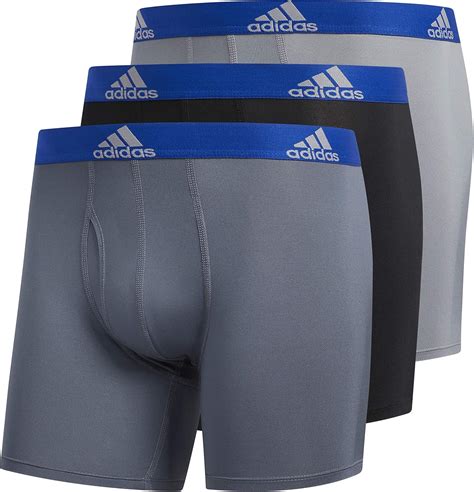 adidas Men's Men's Sport Performance Climalite Boxer Brief (3-pack) Underwear : Amazon.co.uk ...