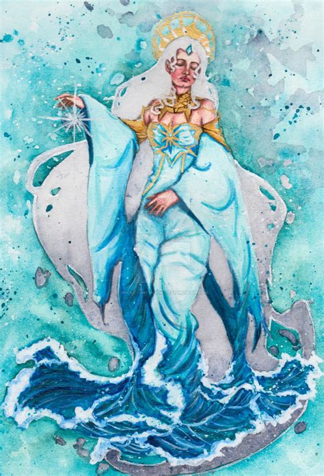 Naiad the Water Nymph by MikazJuneMoon on DeviantArt