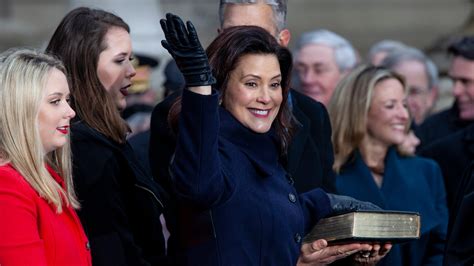 Gretchen Whitmer sworn in as Michigan's 49th governor