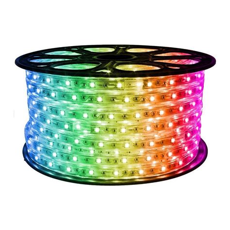 220V RGB LED Strip Light With End Cap, Per Metre - Hardware Connection