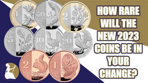 How Rare Will The New 2023 Coins Be In Your Change??? - YouTube