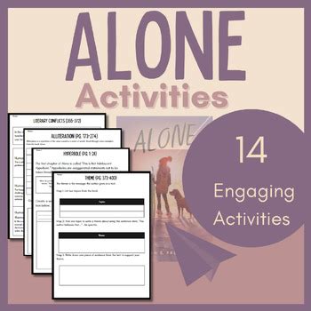 Alone Activities by shineinfifth | TPT