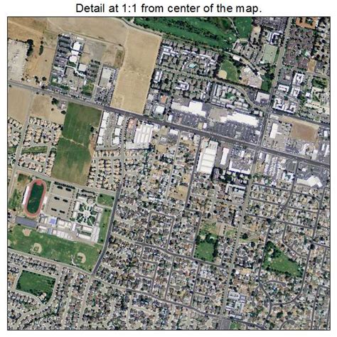 Aerial Photography Map of Manteca, CA California