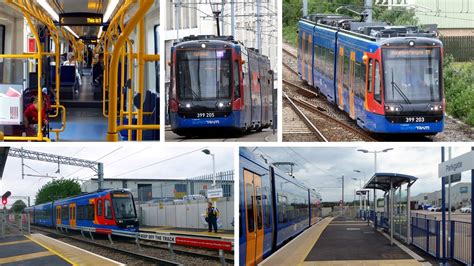 Sheffield Supertram TramTrains in Action - YouTube