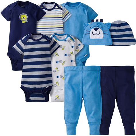 Gerber Baby Boys 9 Piece Playwear Bundle Safari Onesies/Pant 03M Cap 06M >>> Read more at the ...