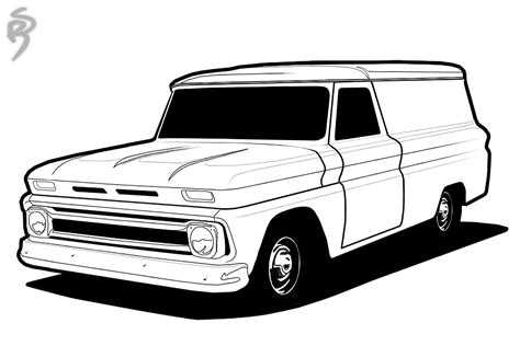 Lowrider Truck Drawings | Free download on ClipArtMag