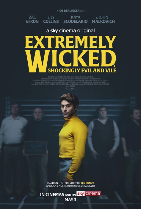 UK Posters Show the 'Extremely Wicked' Side of Zac Efron's Ted Bundy - Bloody Disgusting