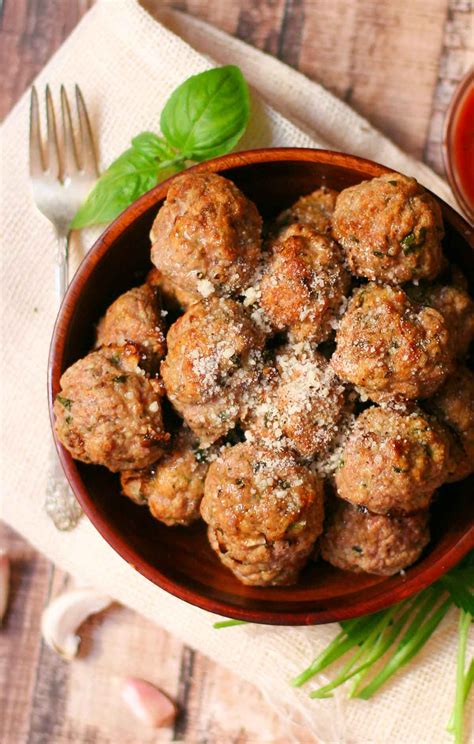 Baked Turkey Meatballs - Happily From Scratch