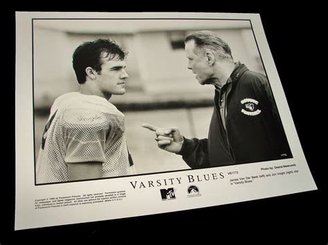 1998 Movie VARSITY BLUES Press Photo Paul Walker Jon Voight James Van Der Beek - Black & White