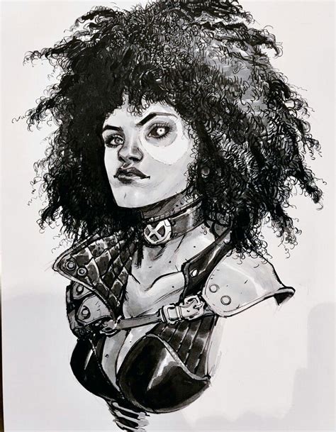 Domino by Eric Canete Domino Marvel, Marvel Fan Art, Comic Artist ...