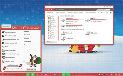 12 Awesome Christmas Themes for Windows 7