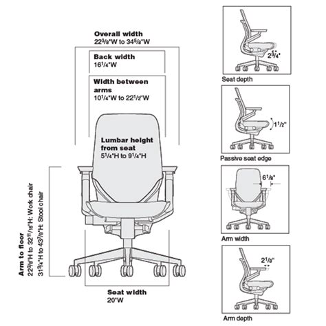 Steelcase Gesture Office Desk Chair.