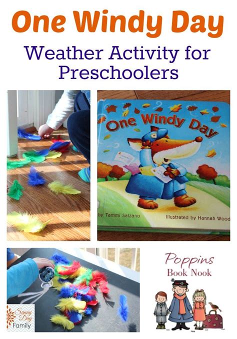 Book & weather learning activity for preschoolers featuring the book ...