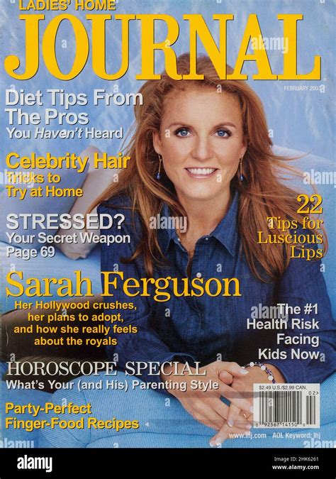 Vintage cover from the February 2003 issue of "Ladies' Home Journal" magazine, USA Stock Photo ...