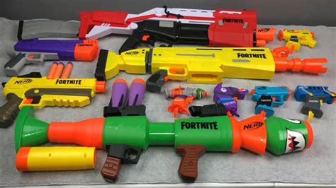 Fortnite Battle Royale NERF Toy Guns Box of Toys Arsenal - YouTube