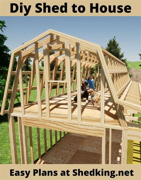 Plans for Building Shed Homes | Shed homes, Shed house plans, Diy shed ...