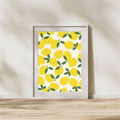 Lemons Print By Alaina Creates