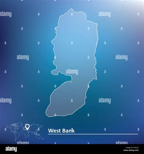 Map of West Bank - vector illustration Stock Vector Image & Art - Alamy