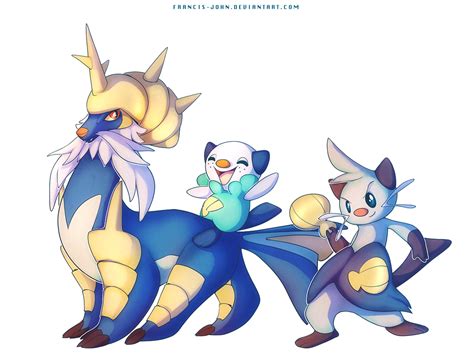 Oshawott Dewott and Samurott — Weasyl