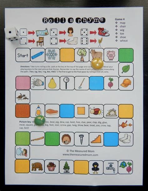 Rhyming words game - The Measured Mom