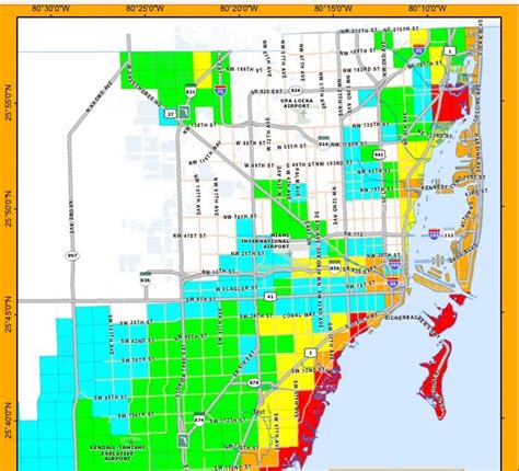 Miami Dade Flood Zone Map | Zip Code Map