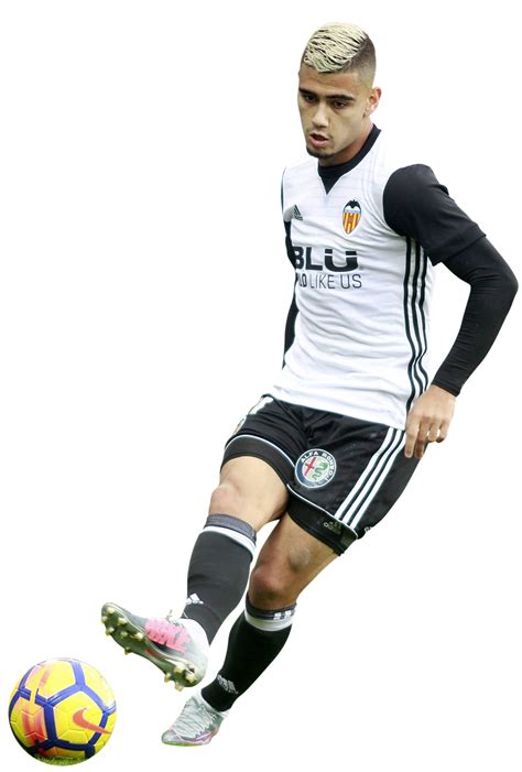 Andreas Pereira Valencia football render - FootyRenders